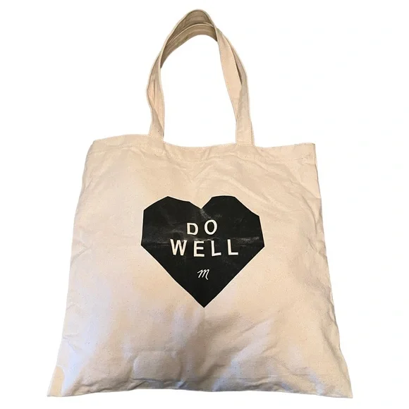 Madewell “Do Well” Canvas Tote Bag - Picture 1 of 4